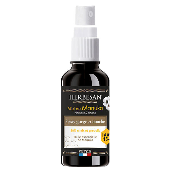 Miel de Manuka IAA10+ Spray Gorge et Bouche Bio 25ml