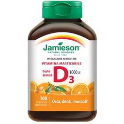 Jamieson Vitamina D Masticable Naranja 30comp