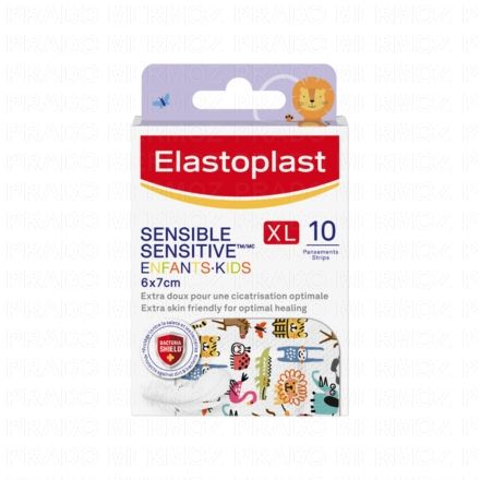 Enfants - Pansements Sensible XL 6x7cm boîte de 10