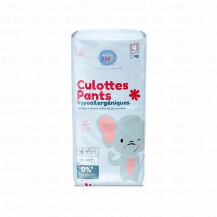 Culottes Pants hypoallergéniques taille 4 - 7 à 18kg x42 couches