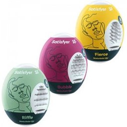 Masturbator Eggs Riffle Bubble Fierce 3uds