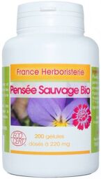 GELULES PENSEE SAUVAGE BIO 200 gélules dosées à 220 mg poudre pure.