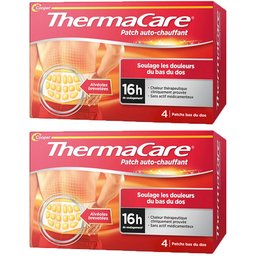 Patch Auto-Chauffant Bas du Dos - 2 Boîtes de 4
