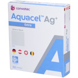 Aquacel™ Ag+ Extra™ Pansement Hydrofiber™ 10 x 10 cm