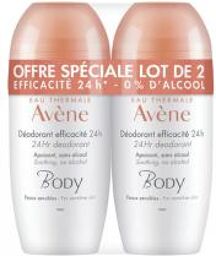 Body Déodorant Efficacité 24H Peaux Sensibles 2 x 50 ml - Lot 2 produits