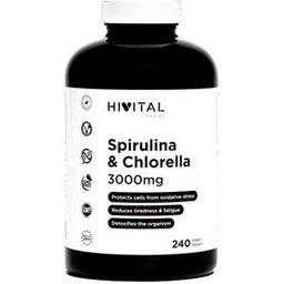 Spiruline Et Chlorelle 3000mg 240 Comprimés