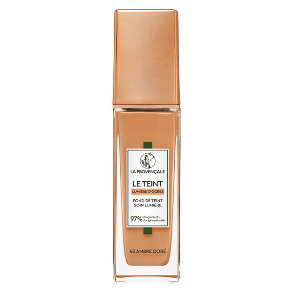 Le Teint Le Fond de Teint Soin Lumière N°45 Ambre Doré 30ml