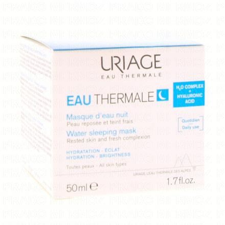 Eau thermale masque d'eau nuit pot 50 ml