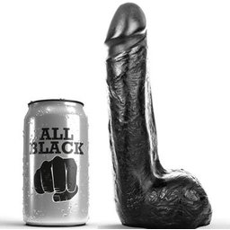 Soft Black Realistic Dildo 20cm 1 pc