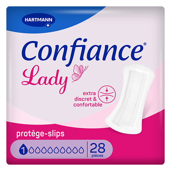 Confiance Lady Protège-Slips Ultra Fins 1 Goutte 28 unités