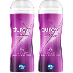 Gel De Massage Lubrifiant Douceur À Base D'Eau - 2 en 1 - Aux Extraits d'Aloe Vera - 200ml