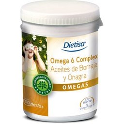 Dietisa Omega 6 Complex Huile de Bourrache et Onagre 90 Gélules