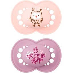 Chupete Original Silicona 16+ Rosa 2uds