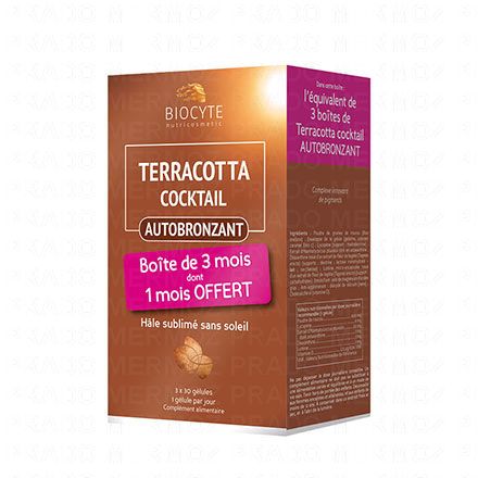 Solaire - Terracotta cocktail autobronzant 3x30 gélules