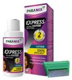 Express Lotion Anti-Poux Action Rapides 95 ml - Flacon Applicateur + Peigne 95 ml
