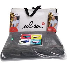 Elsa Oreiller Biseau Spécial 37x37x8/1cm Avec Anti-Glisse Noir