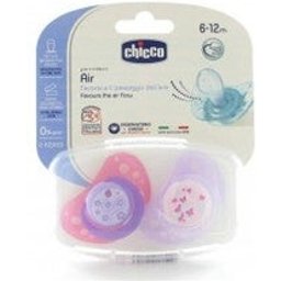 Sucette Physio Air Silicone 6-12m Rose 2unid 2unid
