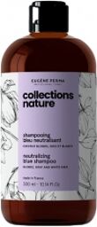Eugène Perma Collections Nature Shampoing Bleu Neutralisant Cheveux Blonds Gris et Blancs 300 ml - Flacon 300 ml
