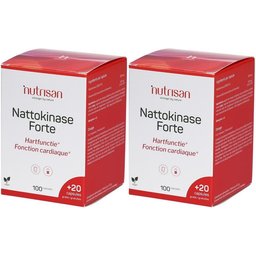 Nattokinase Forte 100 + 20 Capsules Gratuites