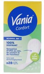 Confort Protègé-Slips Normal Aloe 28 Protège-Lingeries - Boîte 28 protège-slips