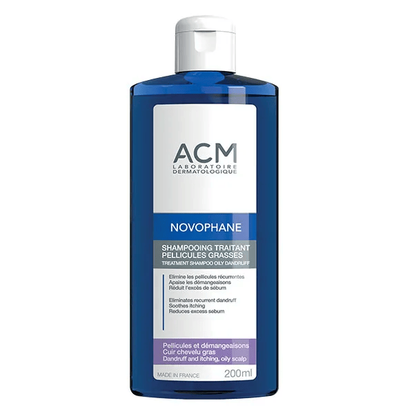 Labo Novophane Shampoing Traitant Pellicules grasses 200 ml