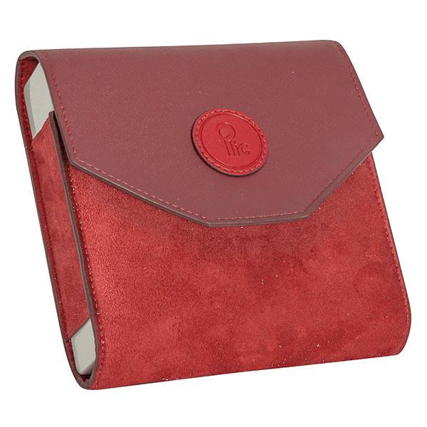 Care Pilulier Hebdomadaire Velvet Velours et Daim Bordeaux