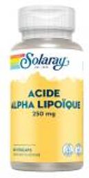 Acide Alpha Lipoïque 250 MG 60 Unités Végétales - Pot