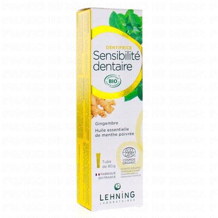 Dentifrice sensibilité dentaire bio 80g