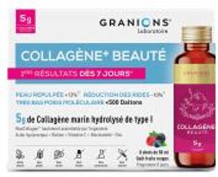 Beauté Collagène + Beauté Goût Fruits Rouges 8 Shots - Boîte 8 shots de 50 ml