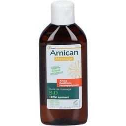 - Huile de massage BIO à base d'arnica, gaulthérie et d'harpagophytum - Effet apaisant - 100% origine naturelle - Fabriquée en France - Flacon de 100 ml