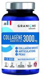 Collagène Marin Type I et II 3000 mg 80 Comprimés - Pot 80 comprimés