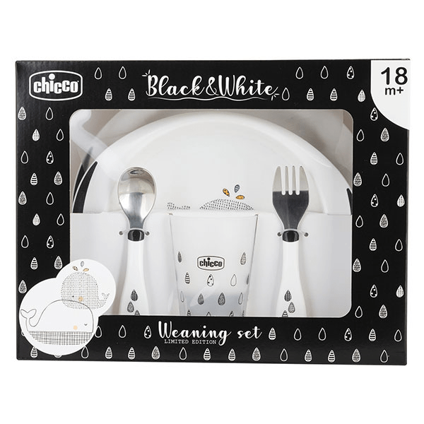 Repas Coffret Black & White +18m Baleines