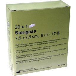 Sterigaas Compresse de gaze stérile 8L 7.5 cm x 7.5 cm