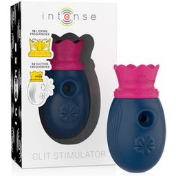 Clitoris Stimulator 10 Modes Of Suction And Licking Blue 1ut