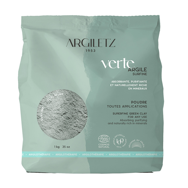 Argile Verte Surfine 1kg