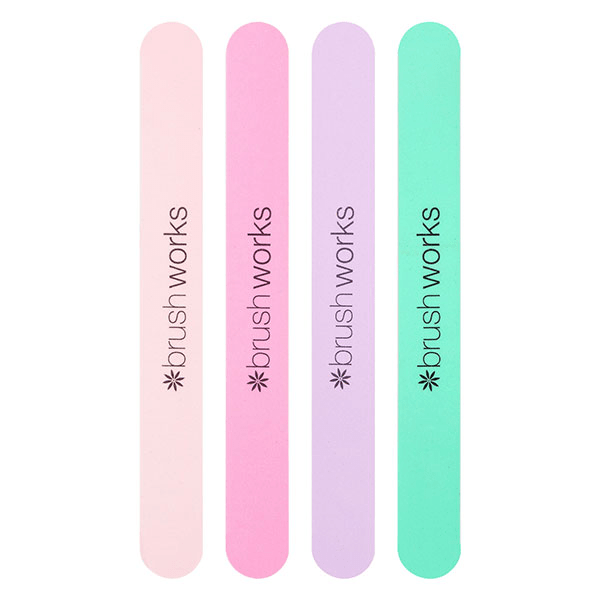 Lot de 4 de limes à ongles pastel