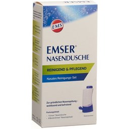 Emser® douche nasale + 4 sachets de sel de rinçage nasal