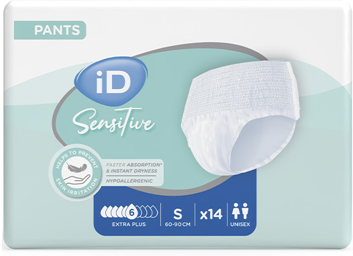iD Sensitive Pants Extra Plus Small - 8 paquets de 14 protections