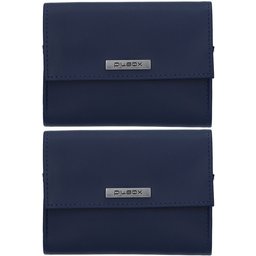 Liberty Rouge/Marine - Pilulier hebdomadaire - 4 compartiments par jour - sécurité nuit