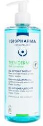 Teen Derm Gel Sensitive Nettoyant Purifiant Peaux Sensibles Mixtes à Grasses 400 ml - Flacon-Pompe 400 ml