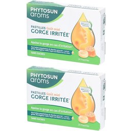 Pastilles Gorge Irritee Sans Sucres