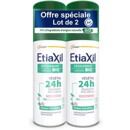 Déodorant Végétal 24h Lotus Spray 2x100ml