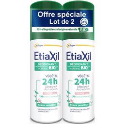 Déodorant Végétal 24h Lotus Spray 2x100ml