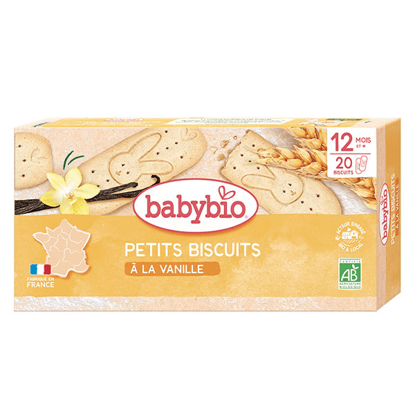 Petits Biscuits à la Vanille +12m Bio 160g
