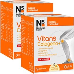 Ns Vitans Duplo Colágeno Vainilla 2x30uds