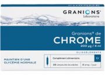 ? de Chrome 200 ?g Ampoules - Boîte 30 ampoules de 2 ml
