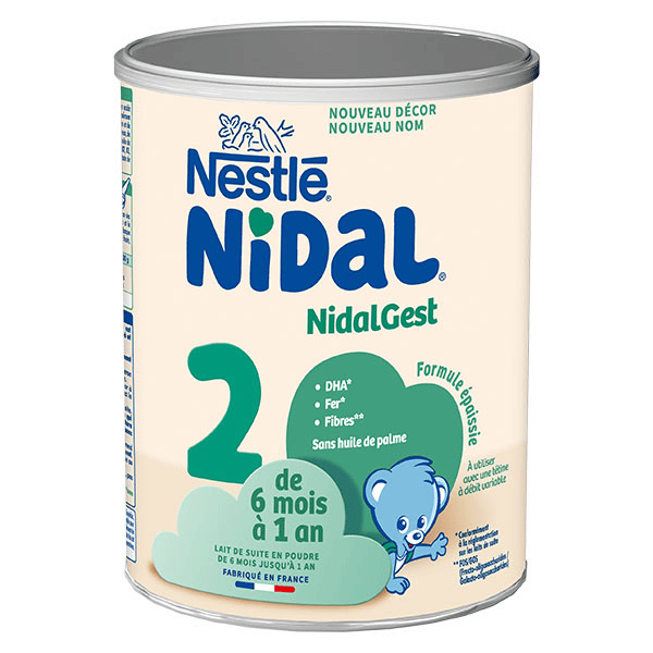 NidalGest Lait en Poudre 2ème Age 800g