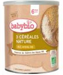 3 Céréales Nature - Blé Avoine Riz - Boîte 220 g