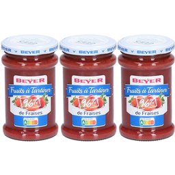 Beyer Fruits à Tartiner 96% de Fraises