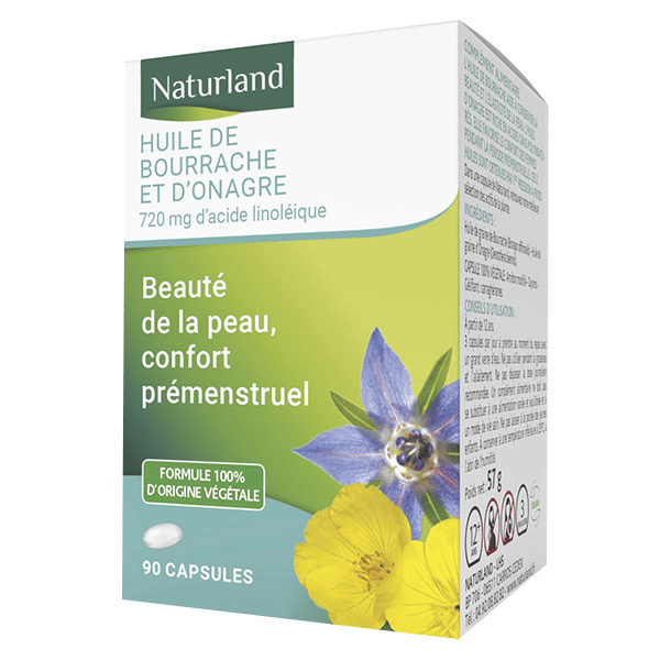Huile de Bourrache et d'Onagre Bio 90 capsules